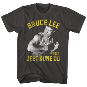 Bruce Lee Action Bruce Smoke Adult T-Shirt